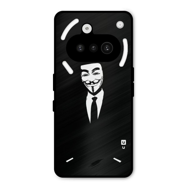 Anonymous Cool Gentleman Metal Back Case for Nothing Phone 3a