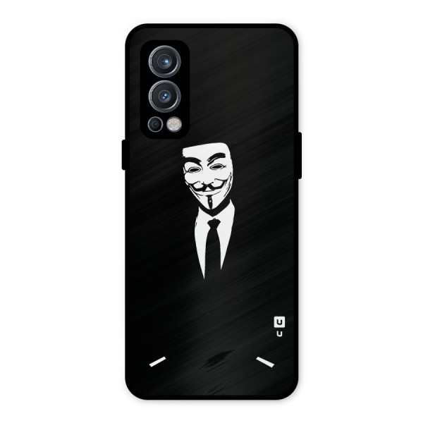 Anonymous Cool Gentleman Metal Back Case for OnePlus Nord 2 5G