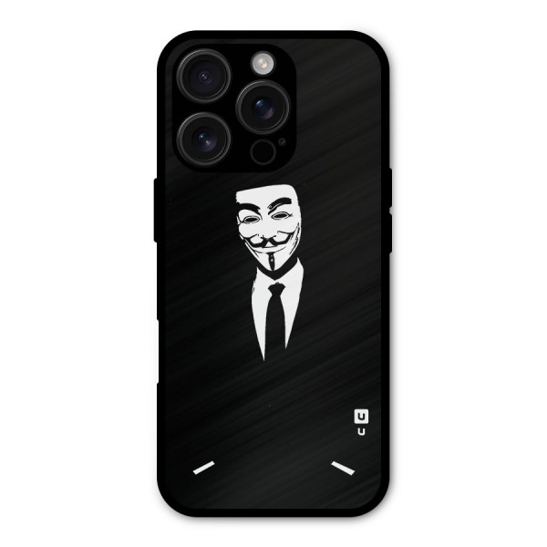 Anonymous Cool Gentleman Metal Back Case for iPhone 16 Pro
