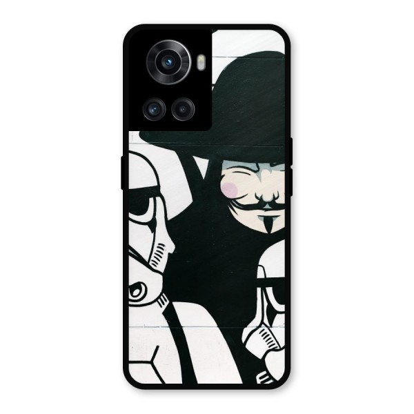Anonymous Hat Metal Back Case for OnePlus 10R