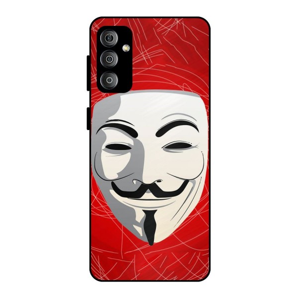 Anonymous Mask Abstract  Metal Back Case for Galaxy F23