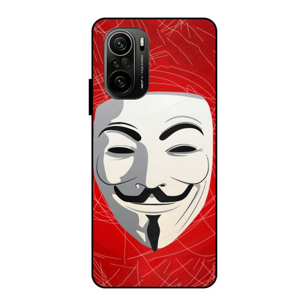 Anonymous Mask Abstract  Metal Back Case for Mi 11X Pro