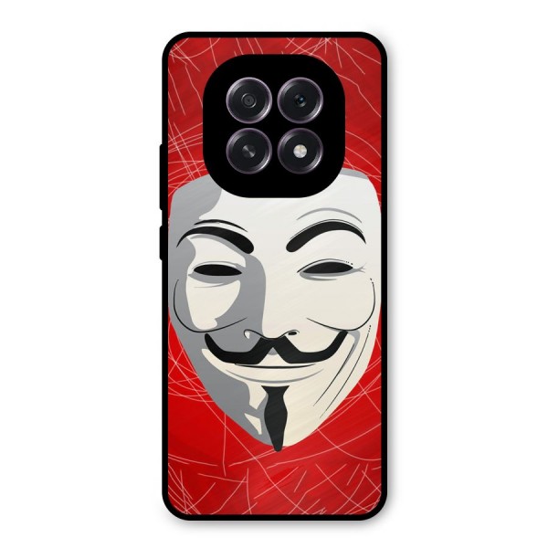Anonymous Mask Abstract  Metal Back Case for Oppo F29