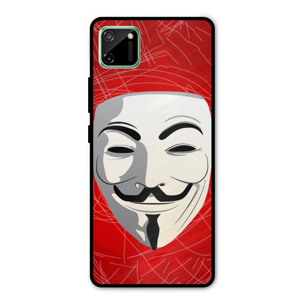 Anonymous Mask Abstract  Metal Back Case for Realme C11