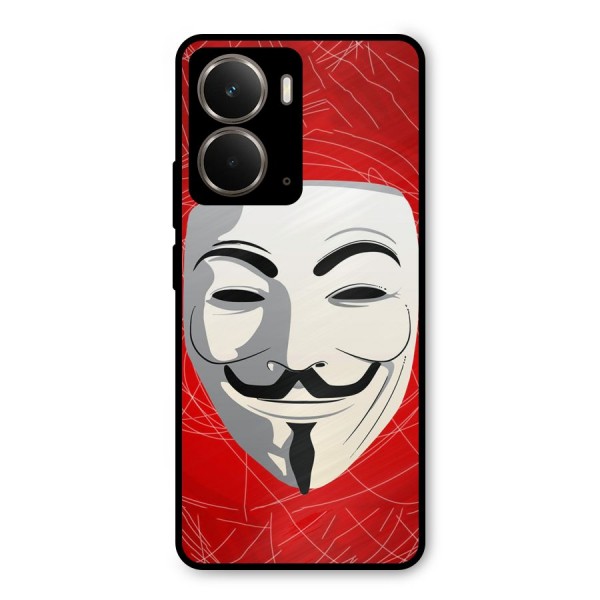 Anonymous Mask Abstract  Metal Back Case for Realme P3