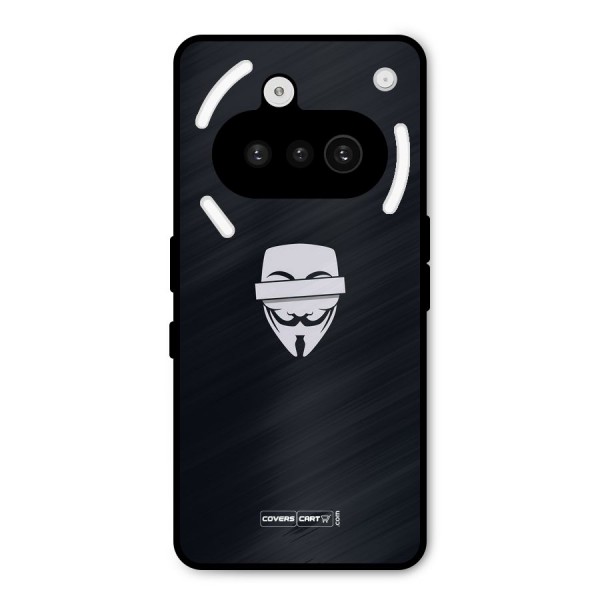 Anonymous Mask Metal Back Case for Nothing Phone 3a