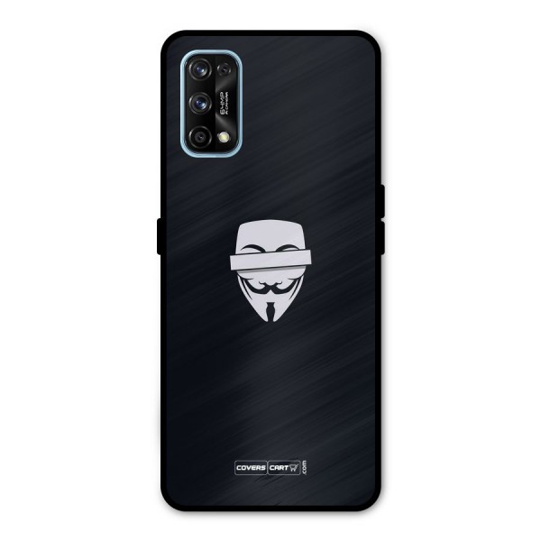 Anonymous Mask Metal Back Case for Realme 7 Pro