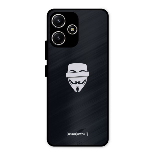 Anonymous Mask Metal Back Case for Redmi 12 5G