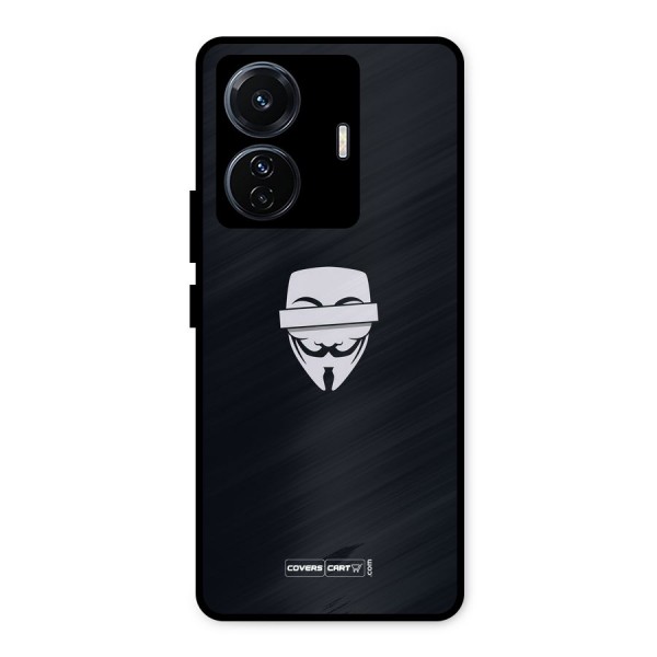 Anonymous Mask Metal Back Case for iQOO Z6