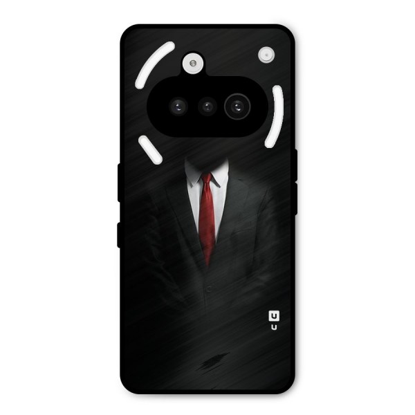 Anonymous Suit Metal Back Case for Nothing Phone 3a
