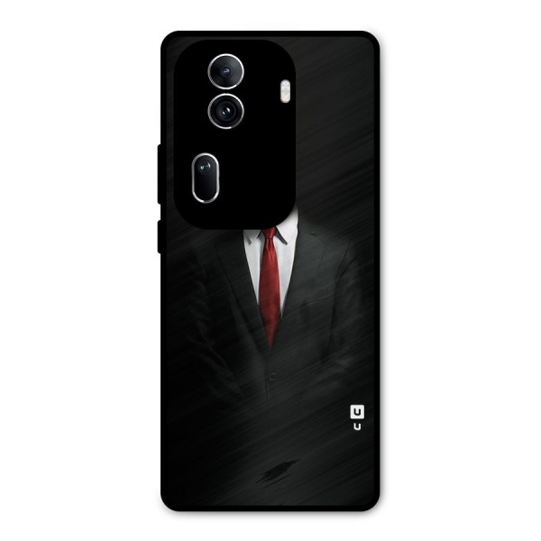 Anonymous Suit Metal Back Case for Oppo Reno11 Pro 5G