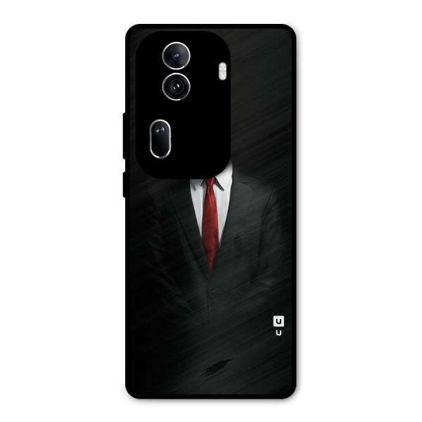 Anonymous Suit Metal Back Case for Oppo Reno11 Pro 5G