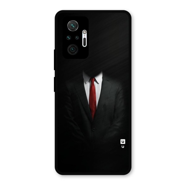 Anonymous Suit Metal Back Case for Redmi Note 10 Pro Max