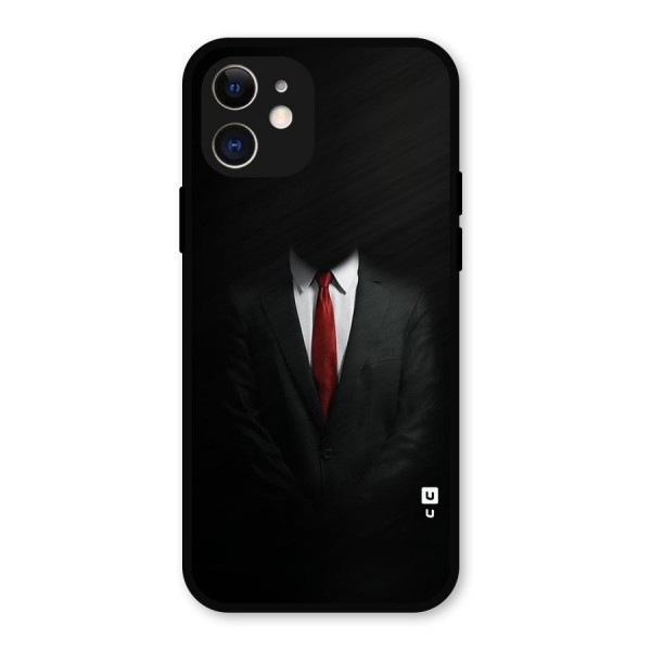 Anonymous Suit Metal Back Case for iPhone 12