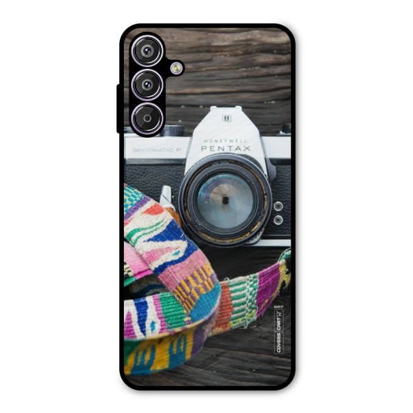 Antique Camera Metal Back Case for Galaxy F15