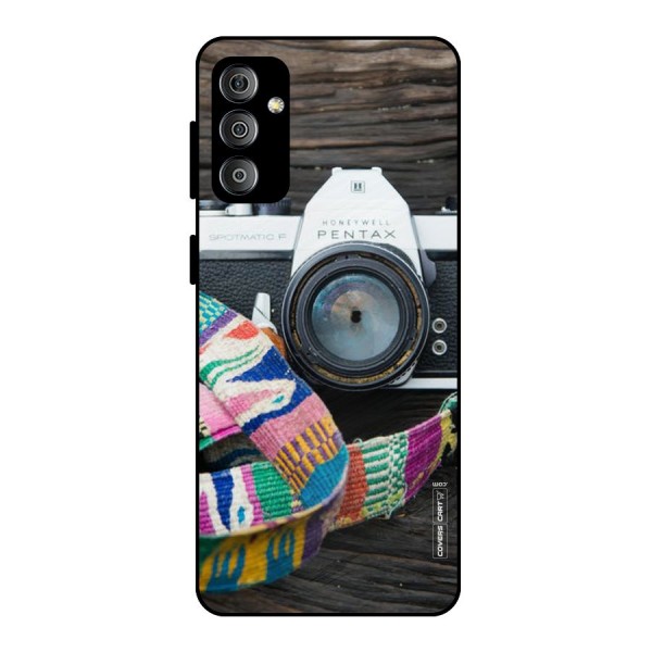Antique Camera Metal Back Case for Galaxy F23