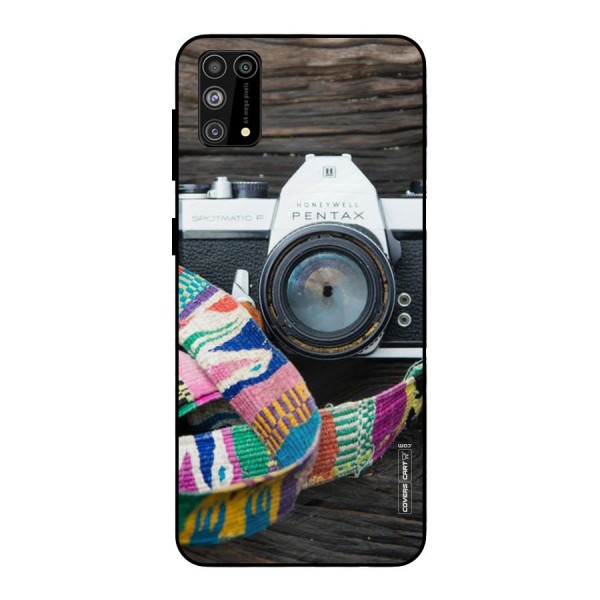 Antique Camera Metal Back Case for Galaxy F41