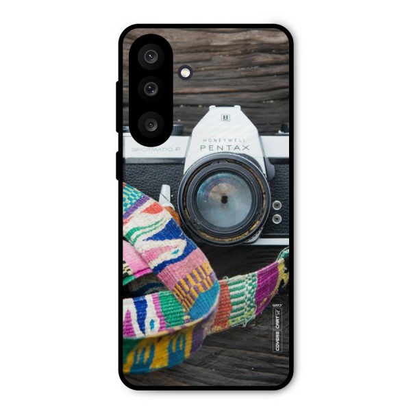 Antique Camera Metal Back Case for Galaxy M56