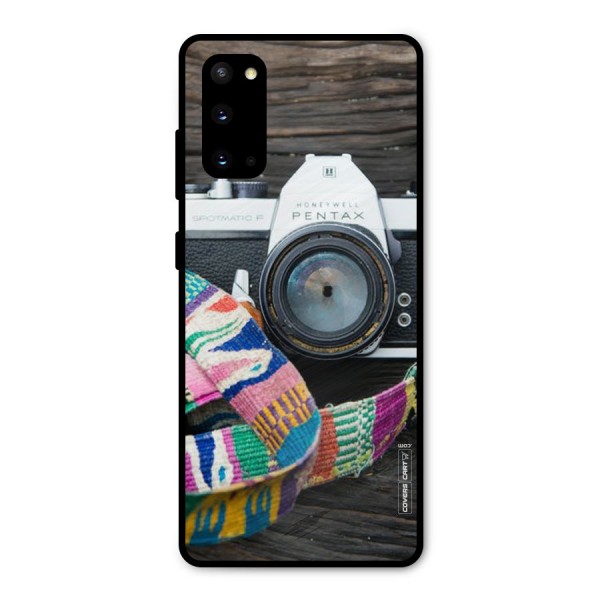 Antique Camera Metal Back Case for Galaxy S20