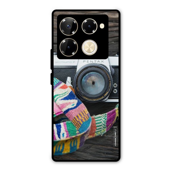 Antique Camera Metal Back Case for Infinix Note 40 Pro Plus