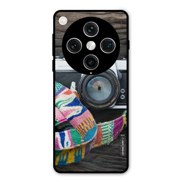 Antique Camera Metal Back Case for Oppo Find X8 Pro