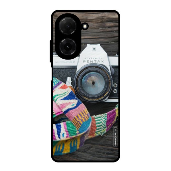 Antique Camera Metal Back Case for Poco C71