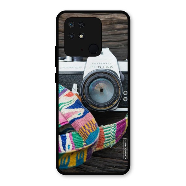 Antique Camera Metal Back Case for Redmi 10 Power