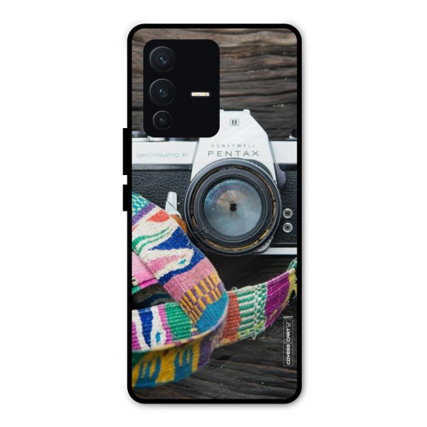 Antique Camera Metal Back Case for Vivo V23 Pro