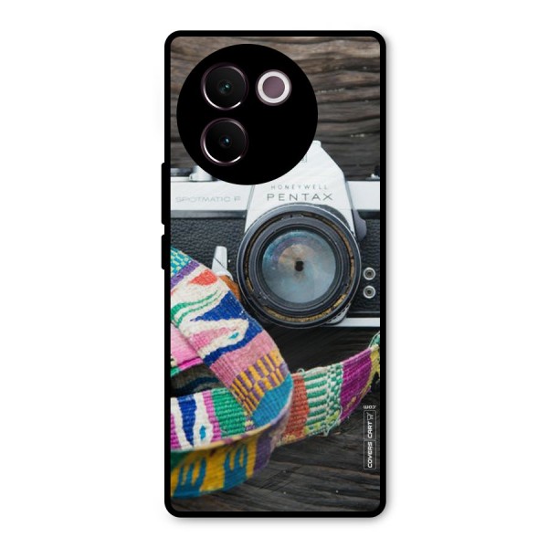 Antique Camera Metal Back Case for Vivo V30e