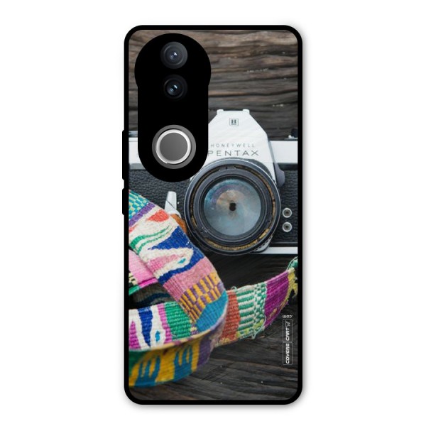 Antique Camera Metal Back Case for Vivo V50e