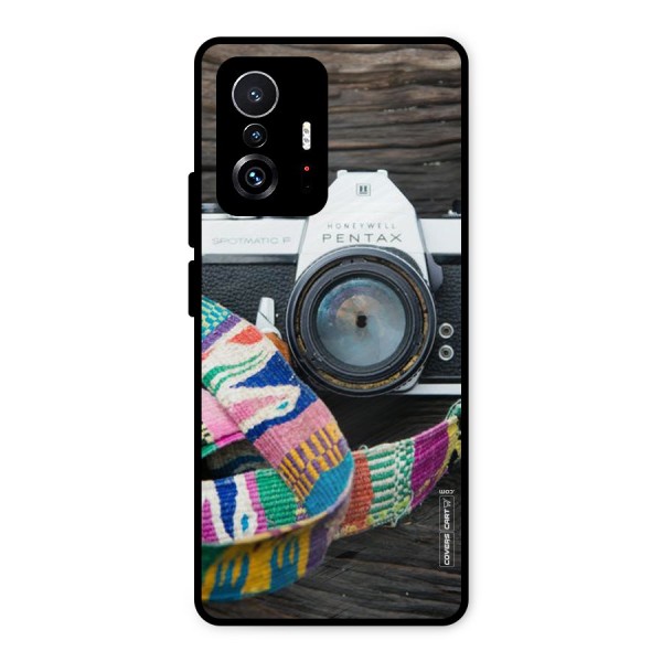 Antique Camera Metal Back Case for Xiaomi 11T Pro