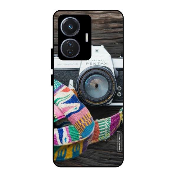 Antique Camera Metal Back Case for iQOO Z6 44W