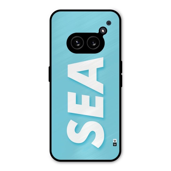 Aqua Sea Metal Back Case for Nothing Phone 2a Plus