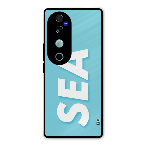 Aqua Sea Metal Back Case for Vivo V40