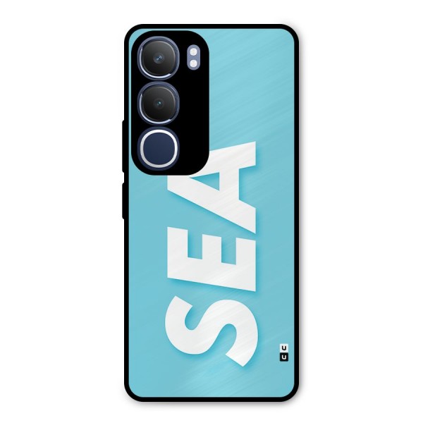 Aqua Sea Metal Back Case for Vivo Y29