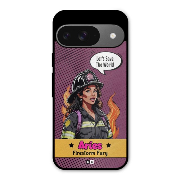 Aries Fury Metal Back Case for Google Pixel 9