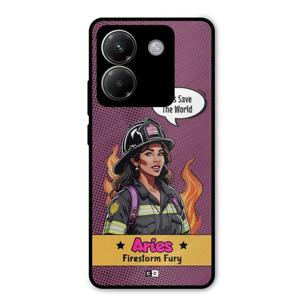 Aries Fury Metal Back Case for Poco M7 Pro 5G