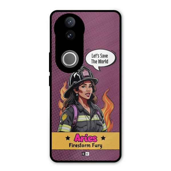 Aries Fury Metal Back Case for iQOO Z10R