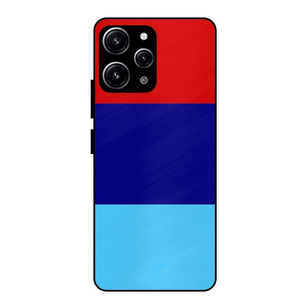 Armed Forces Stripes Glass Back Case for Redmi 12 4G