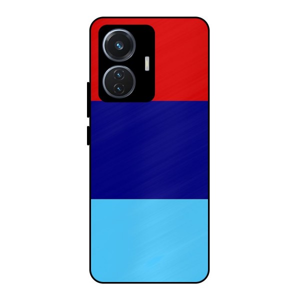 Armed Forces Stripes Metal Back Case for iQOO Z6 44W