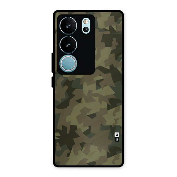 Army Abstract Metal Back Case for Vivo V29