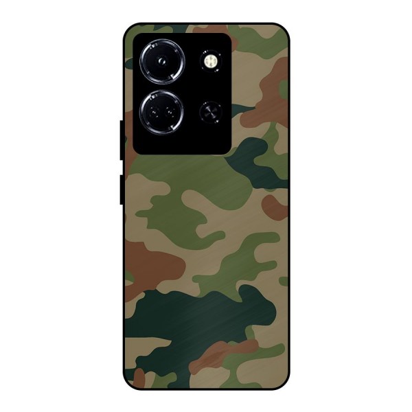 Army Camouflage Metal Back Case for Infinix Note 30 5G
