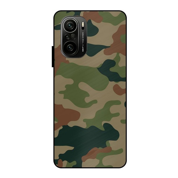 Army Camouflage Metal Back Case for Mi 11X Pro
