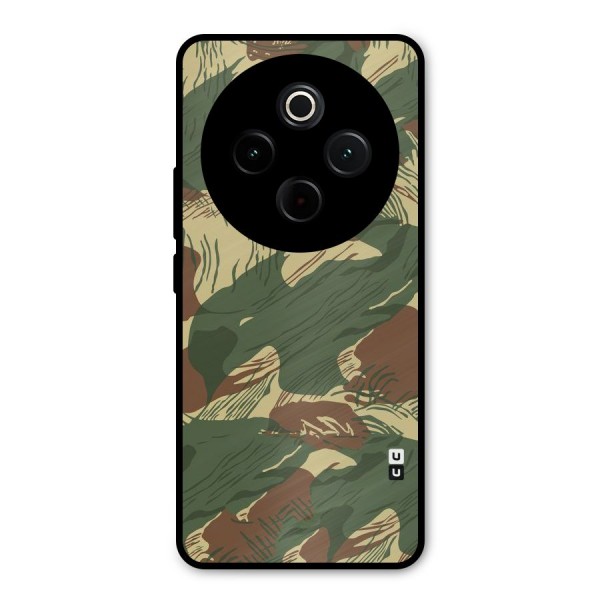 Army Design Metal Back Case for Vivo T4