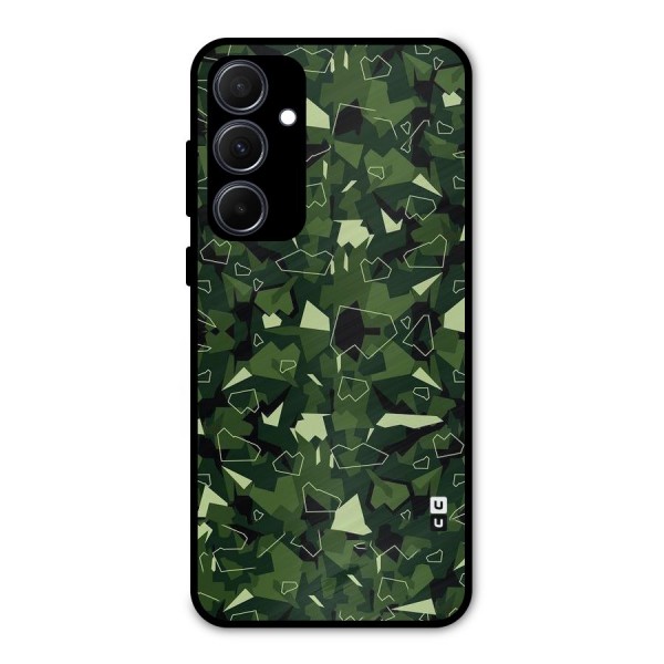 Army Shape Design Metal Back Case for Galaxy A35