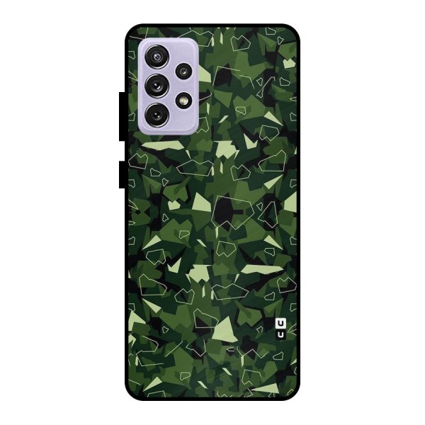 Army Shape Design Metal Back Case for Galaxy A72
