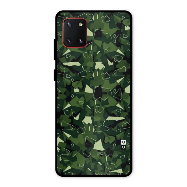 Army Shape Design Metal Back Case for Galaxy Note 10 Lite