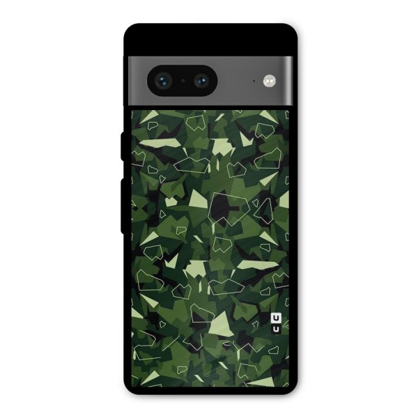 Army Shape Design Metal Back Case for Google Pixel 7