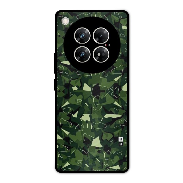 Army Shape Design Metal Back Case for Infinix Zero 40 5G
