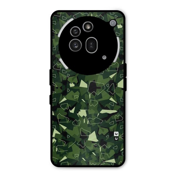 Army Shape Design Metal Back Case for Nothing Phone 3a Pro